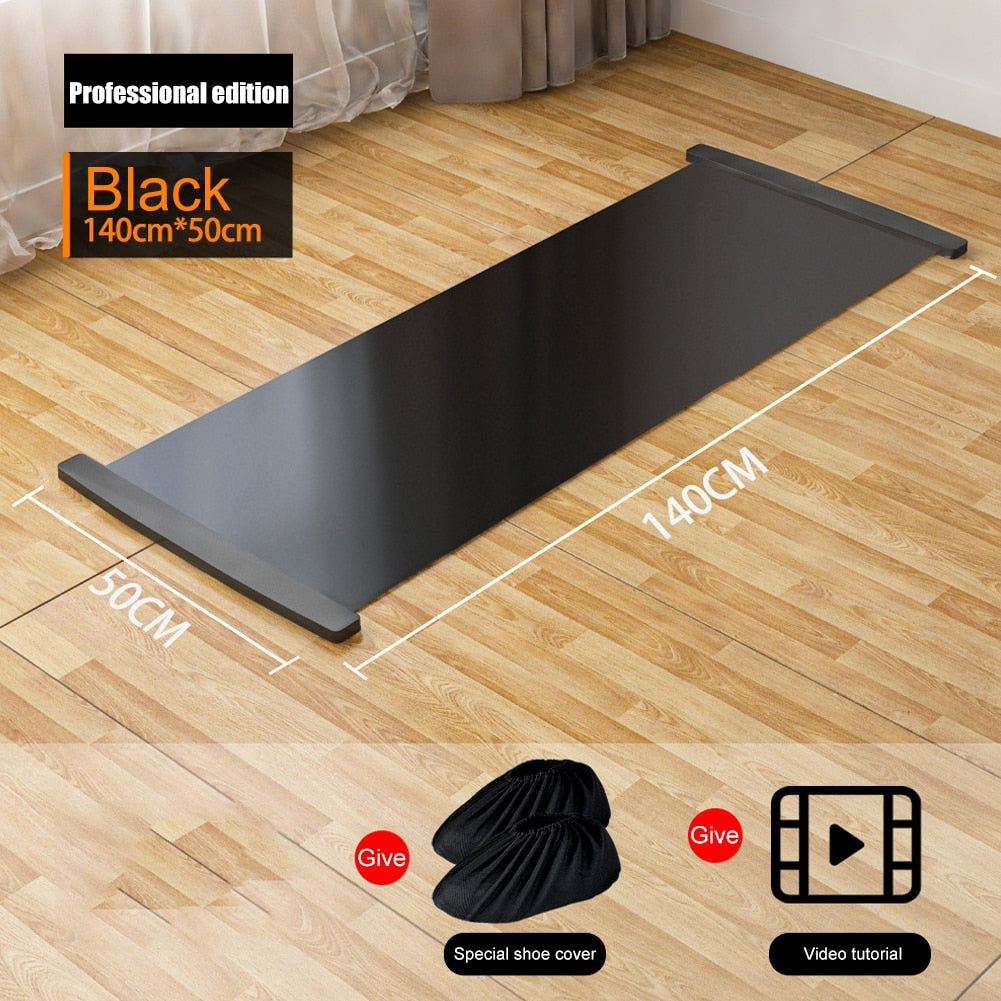 Sports Fitness Glide Plate. For Ice Hockey, Roller Skating, overall Leg Exercises, and Core Training Workout Board. - twobusybodies