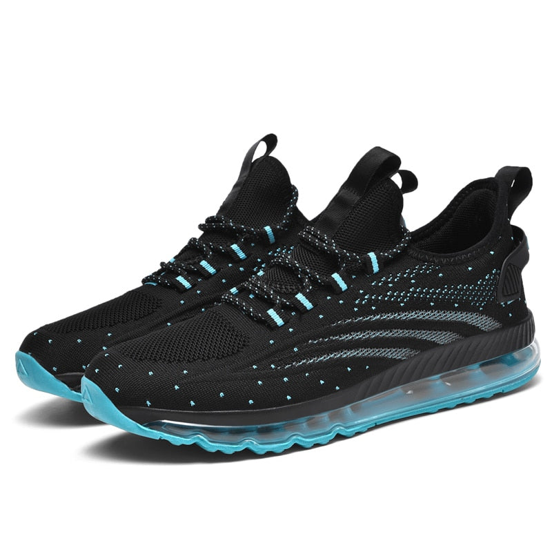 Air Cushion Men Sneakers. New Breathable, Comfortable, sports shoes. Good for running, training, and any other outdoor activities. - twobusybodies