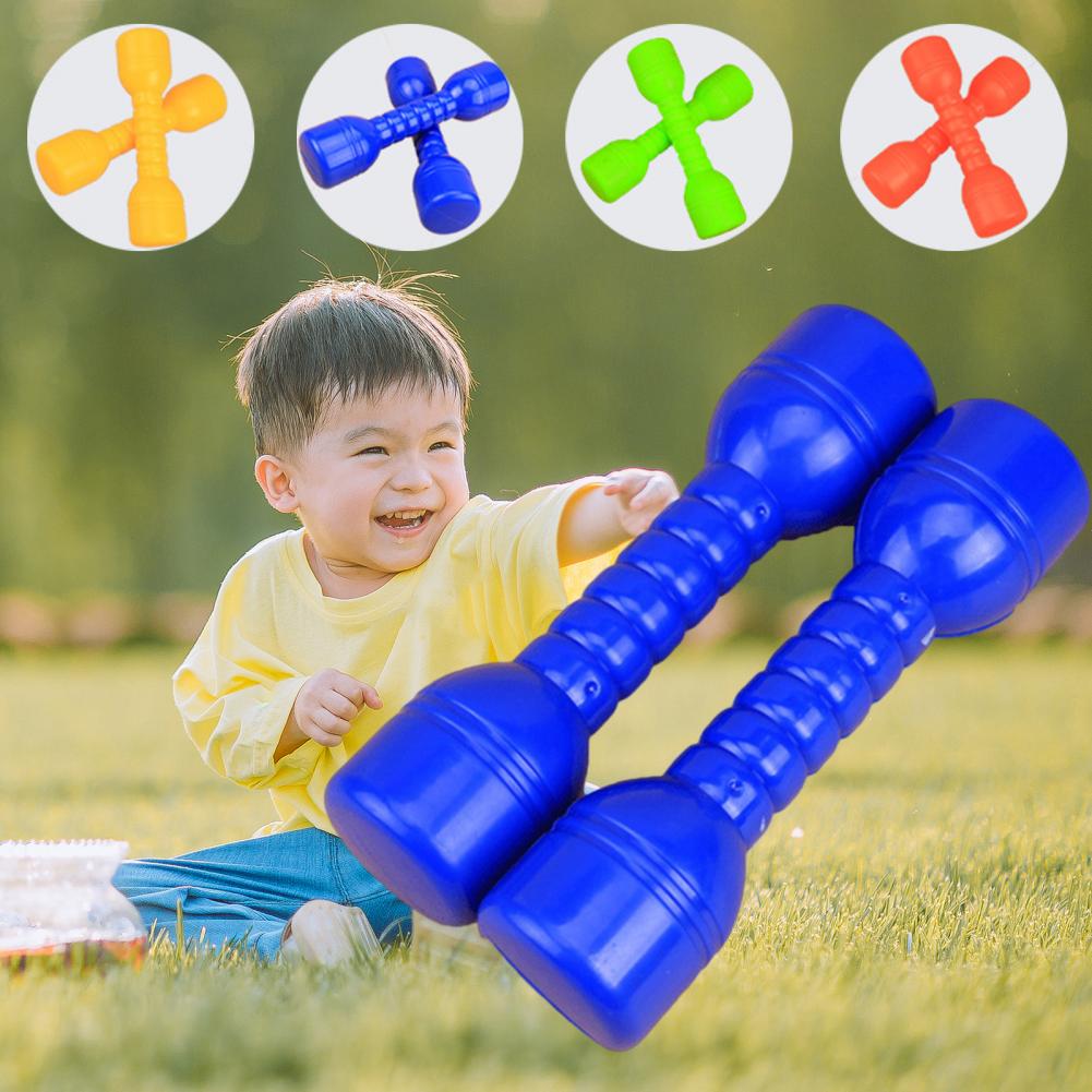 1 Pair of Water Dumbbells.  Weight Loss Exercise Equipment for Women/kids. Comprehensive Home Fitness - twobusybodies