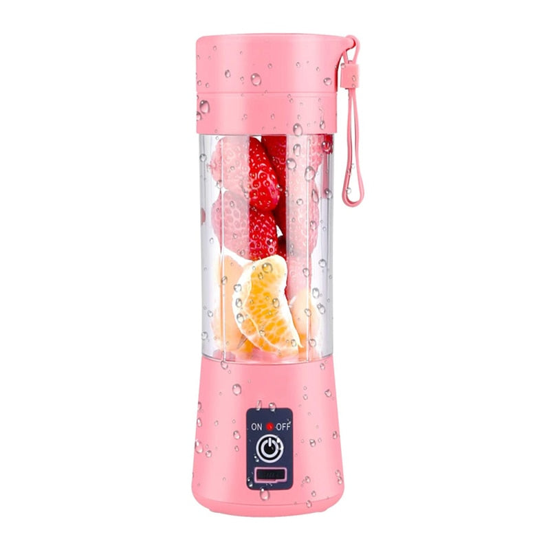 Portable Blender.  Electric Mixer/Juicer Machine; Can be a Smoothie Blender, Mini Food Processor, or a  Personal Lemon Squeezer. Good for on-to-go activities. - twobusybodies