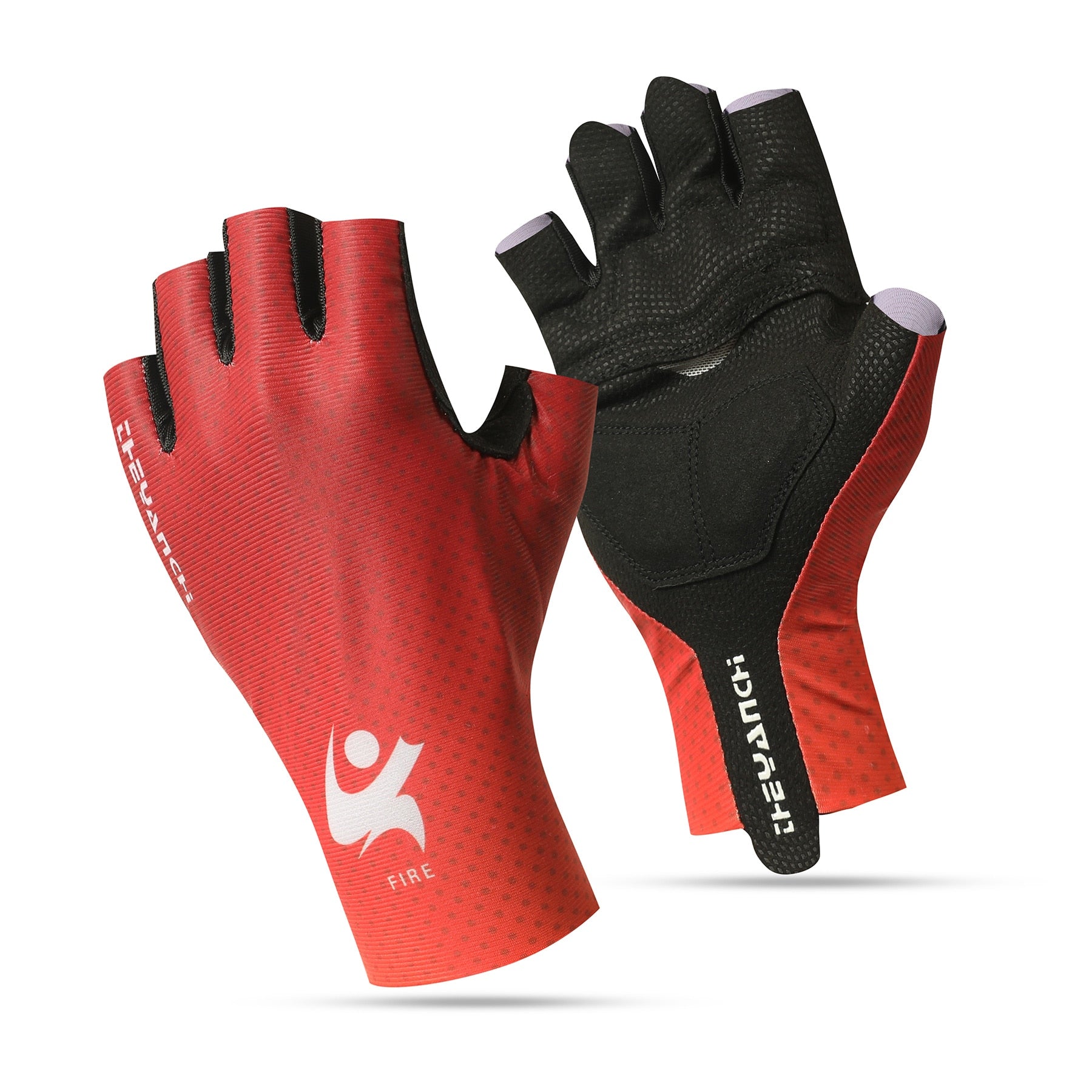 Men Cycling Half Finger Gloves. Non-slip Breathable material great for Cycling, Hiking, Climbing, Camping. - twobusybodies