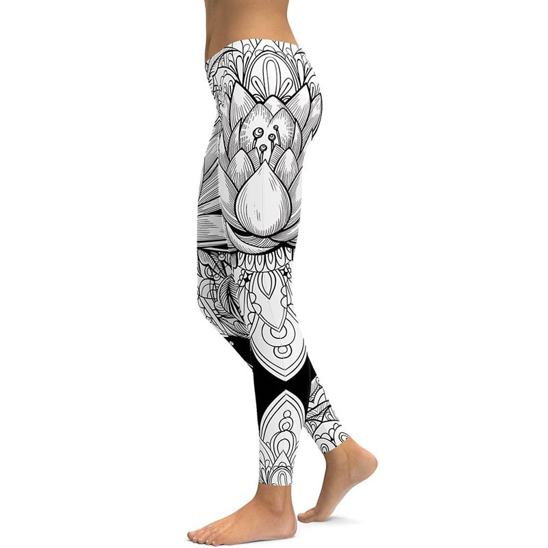 LI-FI Print Running Leggings