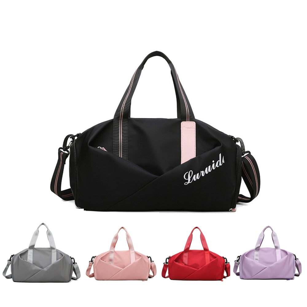 Women's Sports Fitness Bag. Dry/Wet Separation, Waterproof, and  Big Capacity Storage. Very fashionable. - twobusybodies