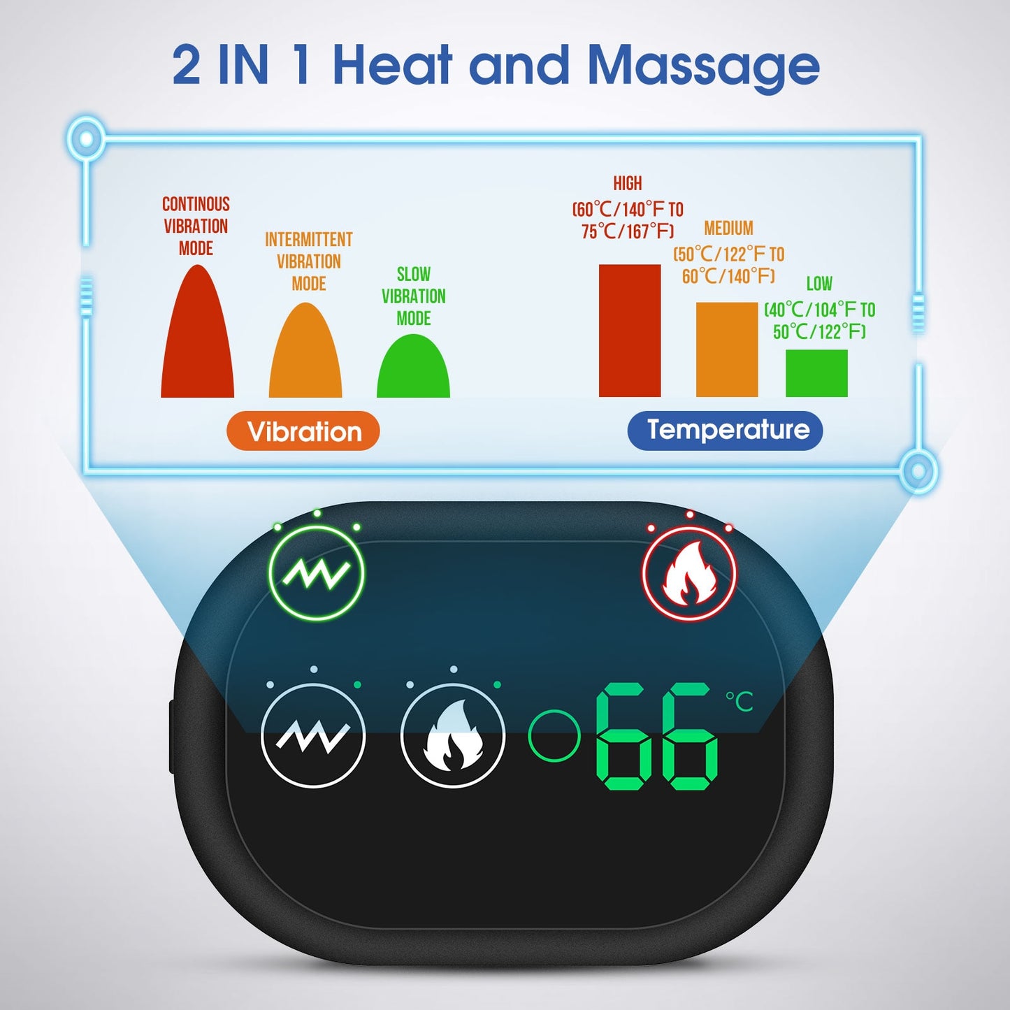 Electric Heating Vibration Shoulder Massager