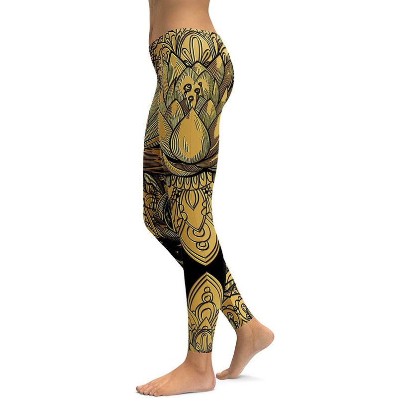 LI-FI Print Running Leggings