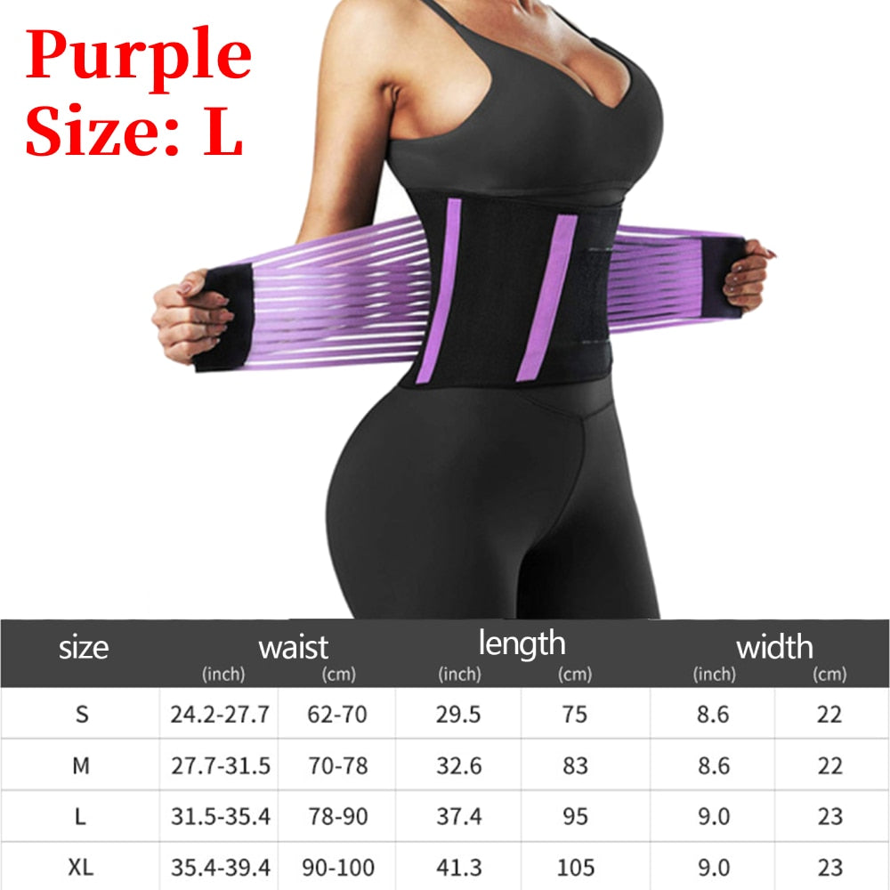 Shaping Waist trainer. Slim Sporty Girdle Corset made of Breathable, Stable, Flexible material. Guaranteed to loos some inches. - twobusybodies