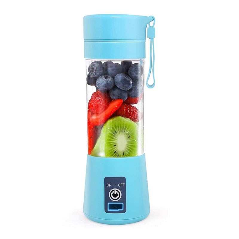 Portable Blender.  Electric Mixer/Juicer Machine; Can be a Smoothie Blender, Mini Food Processor, or a  Personal Lemon Squeezer. Good for on-to-go activities. - twobusybodies