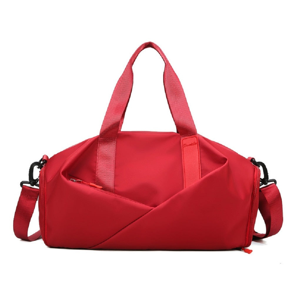 Women's Sports Fitness Bag. Dry/Wet Separation, Waterproof, and  Big Capacity Storage. Very fashionable. - twobusybodies