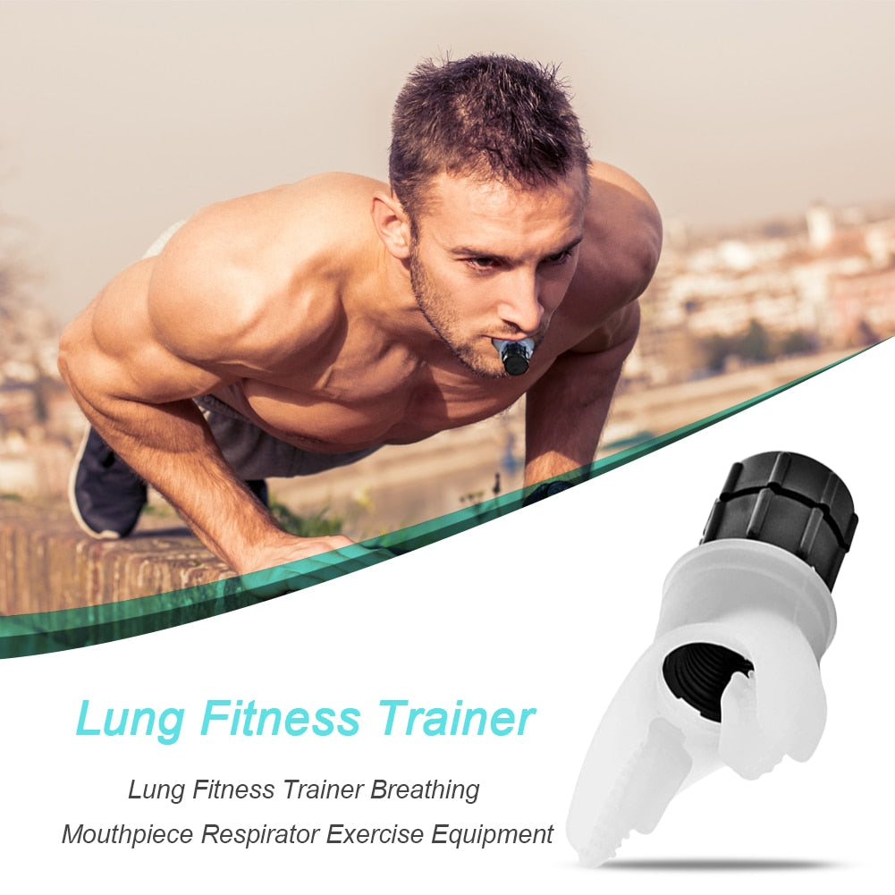 1/2pcs Breathing Trainer Lung Face Mouthpiece. A Respirator Fitness Equipment for exercise, to help you learn how to regulate your breathing. - twobusybodies