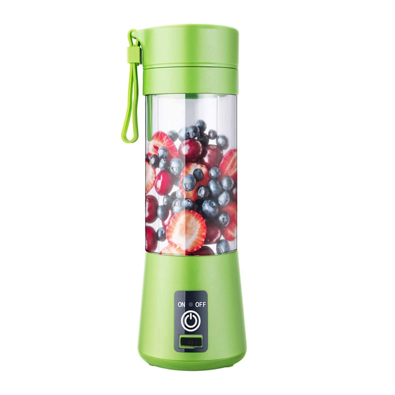 Portable Blender.  Electric Mixer/Juicer Machine; Can be a Smoothie Blender, Mini Food Processor, or a  Personal Lemon Squeezer. Good for on-to-go activities. - twobusybodies