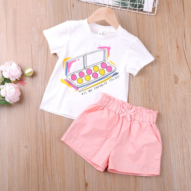 Girls Summer 2Pcs Outfits