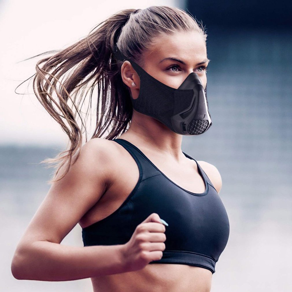 Oxygen Barrier Sports Mask. Running Plateau,  high Altitude Riding Training Mask. - twobusybodies