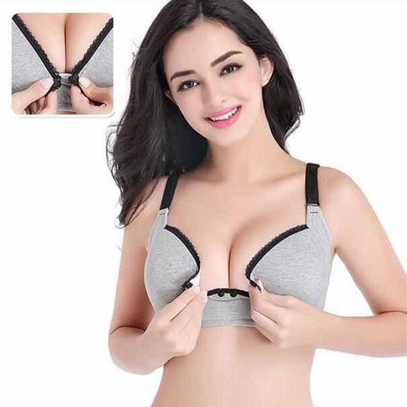 Front Snap Nursing Bra – twobusybodies