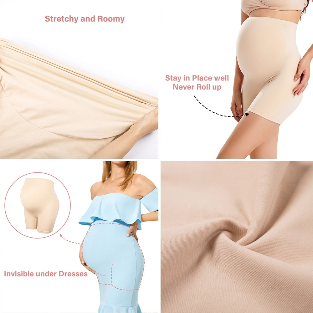 MOMANDA Seamless Maternity Shapewear. High Waist underwear, Breathable, supports Belly and is comfortable. For women of all sizes, seamless to wear under clothing. - twobusybodies