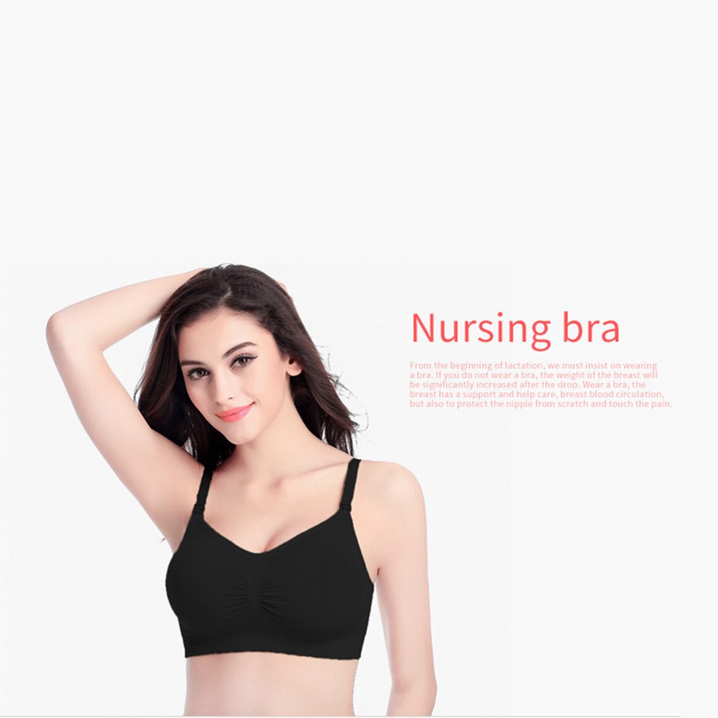 Maternity Nursing Bra. For Pregnant Nursing women. Wire-free, softly padded, supportive, comfortable, and made with cotton. - twobusybodies