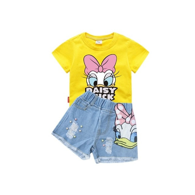 Girls Cartoon Donald Duck 2 PC set